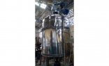 Reator com pressão interna em Aço Inox 316L com 3- Sistemas de Agitação (Âncora com Raspadores, Central e Turbina Inferior) Cap. 3000L